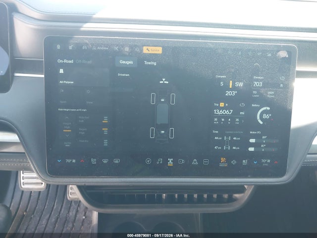 45979081 :رقم المزاد ، 7FCTGBAA6PN027657 vin ، 2023 Rivian R1t Adventure/adventure Dual Motor Large Pack/adventure Dual Motor Max Pack مزاد بيع