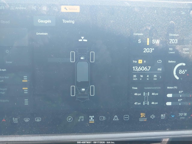 45979081 :رقم المزاد ، 7FCTGBAA6PN027657 vin ، 2023 Rivian R1t Adventure/adventure Dual Motor Large Pack/adventure Dual Motor Max Pack مزاد بيع