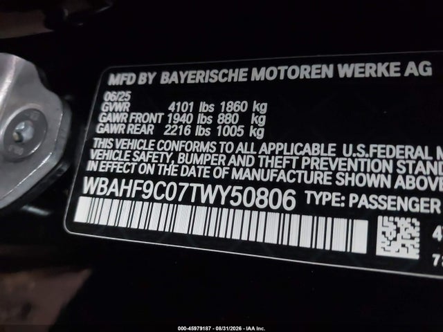 WBAHF9C07TWY50806 BMW Z4 M40I