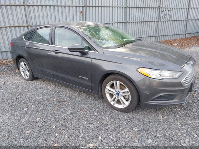 45979191 :رقم المزاد ، 3FA6P0UU6JR235903 vin ، 2018 Ford Fusion Hybrid S مزاد بيع