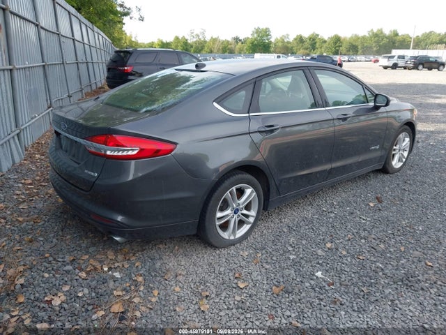 45979191 :رقم المزاد ، 3FA6P0UU6JR235903 vin ، 2018 Ford Fusion Hybrid S مزاد بيع