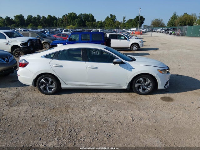 2019 Honda Insight Ex მანქანა იყიდება აუქციონზე, vin: 19XZE4F59KE001256, აუქციონის ნომერი: 45979485