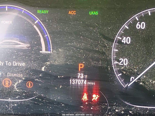 2019 Honda Insight Ex მანქანა იყიდება აუქციონზე, vin: 19XZE4F59KE001256, აუქციონის ნომერი: 45979485