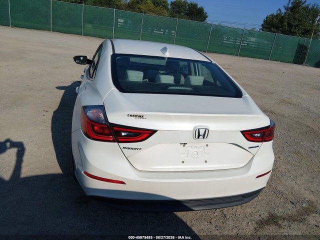 2019 Honda Insight Ex მანქანა იყიდება აუქციონზე, vin: 19XZE4F59KE001256, აუქციონის ნომერი: 45979485
