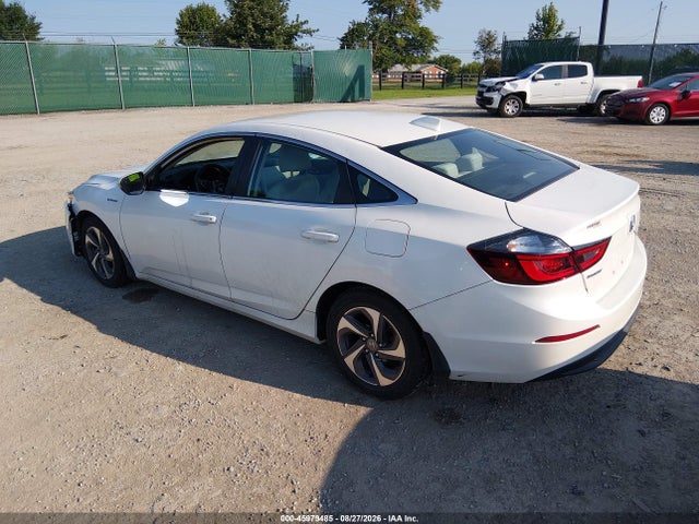 2019 Honda Insight Ex მანქანა იყიდება აუქციონზე, vin: 19XZE4F59KE001256, აუქციონის ნომერი: 45979485