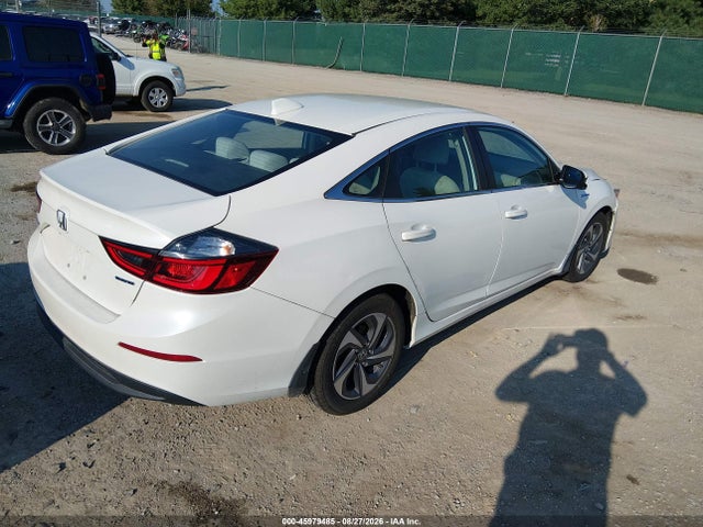2019 Honda Insight Ex მანქანა იყიდება აუქციონზე, vin: 19XZE4F59KE001256, აუქციონის ნომერი: 45979485