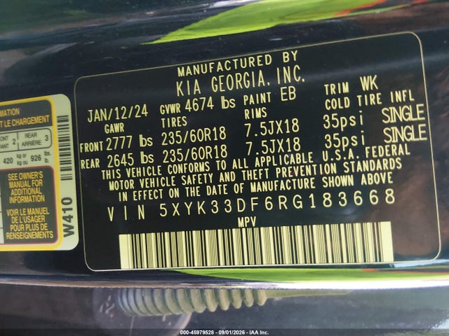 KIA Sportage Ex 2024 5XYK33DF6RG183668 Image 9