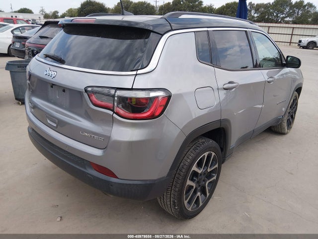 Aukcja sprzedaży 2018 Jeep Compass Limited 4x4, vin: 3C4NJDCB4JT245508, numer aukcji: 45979558
