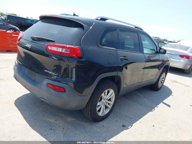 2015 Jeep Cherokee Sport მანქანა იყიდება აუქციონზე, vin: 1C4PJLAB4FW611829, აუქციონის ნომერი: 45979611