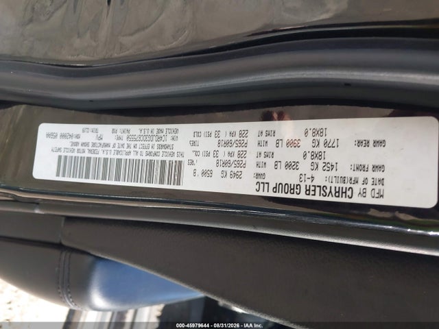 Продаж на аукціоні авто 2013 Dodge Durango Crew, vin: 1C4RDJDG3DC675550, номер лоту: 45979644
