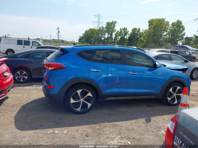2016 Hyundai Tucson Limited მანქანა იყიდება აუქციონზე, vin: KM8J3CA21GU041815, აუქციონის ნომერი: 45979658