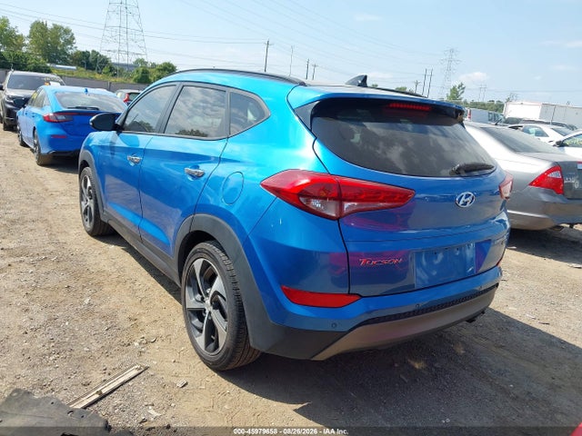 2016 Hyundai Tucson Limited მანქანა იყიდება აუქციონზე, vin: KM8J3CA21GU041815, აუქციონის ნომერი: 45979658