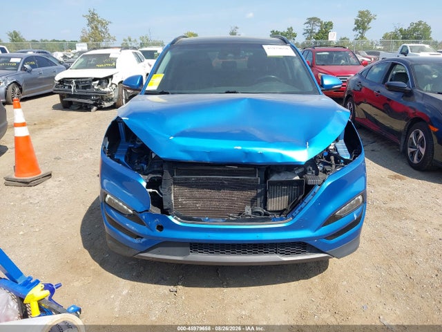 2016 Hyundai Tucson Limited მანქანა იყიდება აუქციონზე, vin: KM8J3CA21GU041815, აუქციონის ნომერი: 45979658