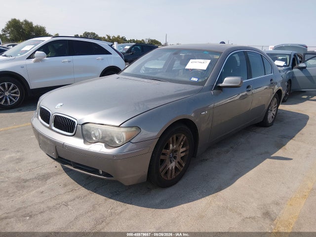Продаж на аукціоні авто 2002 Bmw 745i, vin: WBAGL63472DP52598, номер лоту: 45979687