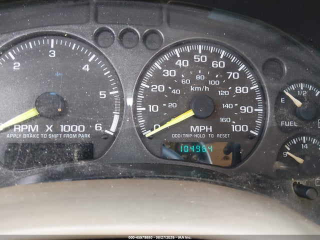 Aukcja sprzedaży 2001 Chevrolet Blazer Lt, vin: 1GNDT13W912177223, numer aukcji: 45979880