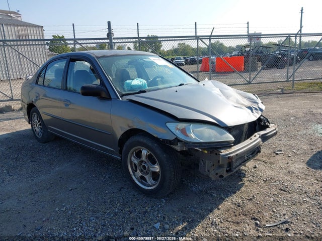 45979897 :رقم المزاد ، 2HGES15595H605021 vin ، 2005 Honda Civic Lx مزاد بيع