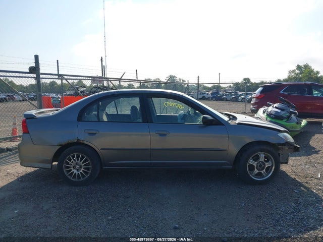 45979897 :رقم المزاد ، 2HGES15595H605021 vin ، 2005 Honda Civic Lx مزاد بيع