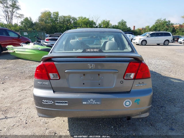 45979897 :رقم المزاد ، 2HGES15595H605021 vin ، 2005 Honda Civic Lx مزاد بيع