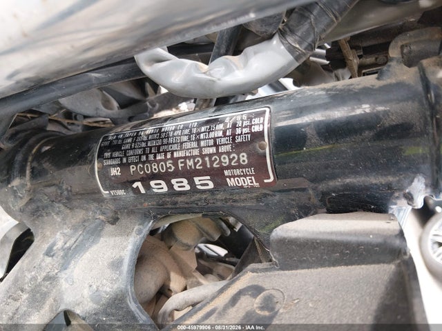 Продаж на аукціоні авто 1985 Honda Vt500 C, vin: JH2PC0805FM212928, номер лоту: 45979906