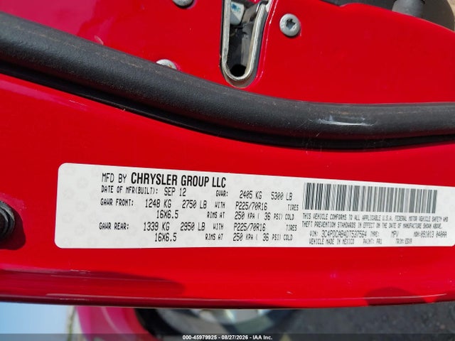 Продаж на аукціоні авто 2013 Dodge Journey American Value Pkg, vin: 3C4PDCAB4DT537564, номер лоту: 45979925