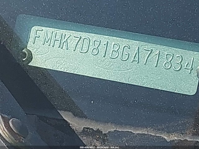 2011 Ford Explorer Xlt მანქანა იყიდება აუქციონზე, vin: 1FMHK7D81BGA71834, აუქციონის ნომერი: 45979932