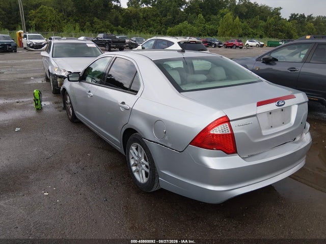 45980092 :رقم المزاد ، 3FAHP0GA7CR254473 vin ، 2012 Ford Fusion S مزاد بيع