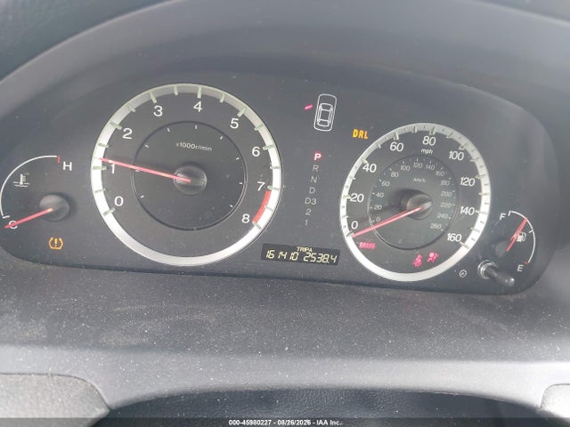 45980227 :رقم المزاد ، 1HGCP26829A182763 vin ، 2009 Honda Accord 2.4 Ex-l مزاد بيع