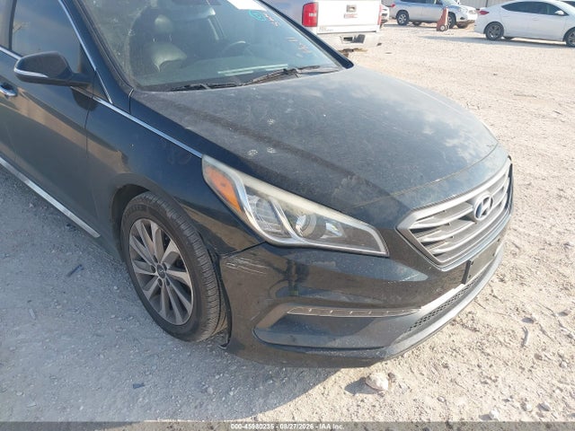 2015 Hyundai Sonata Sport მანქანა იყიდება აუქციონზე, vin: 5NPE34AF0FH046284, აუქციონის ნომერი: 45980235