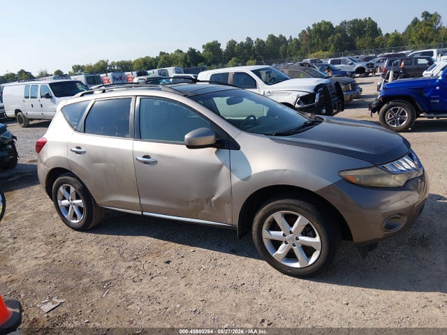 45980264 :رقم المزاد ، JN8AZ18U99W009608 vin ، 2009 Nissan Murano Sl مزاد بيع
