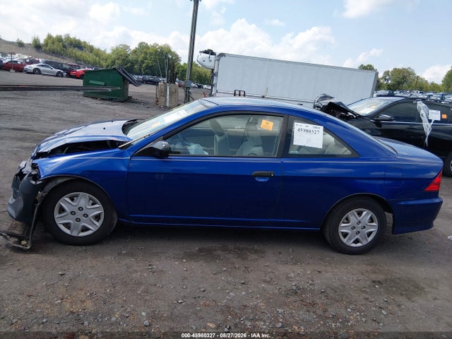 2004 Honda Civic Vp მანქანა იყიდება აუქციონზე, vin: 1HGEM22104L065089, აუქციონის ნომერი: 45980327