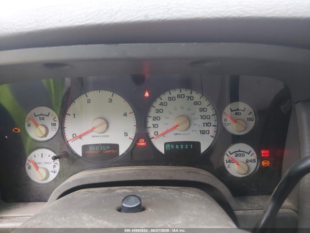 2003 Dodge Ram 2500 Slt/laramie/st მანქანა იყიდება აუქციონზე, vin: 3D7KU28C03G819989, აუქციონის ნომერი: 45980552
