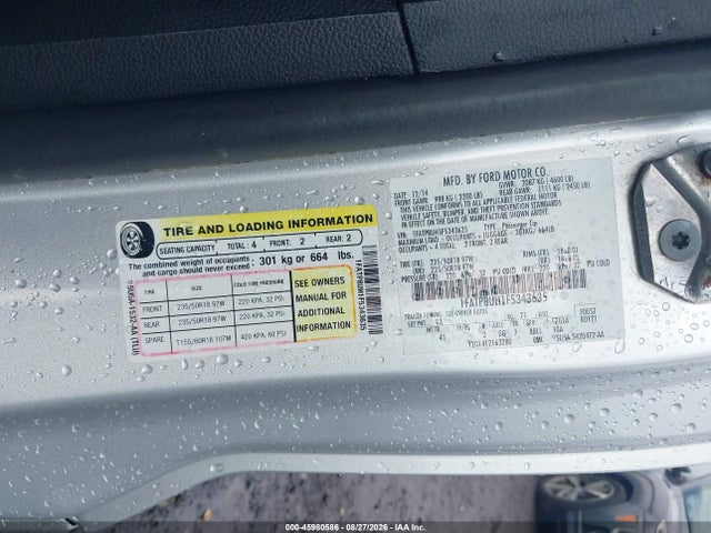 Продаж на аукціоні авто 2015 Ford Mustang Ecoboost Premium, vin: 1FATP8UH1F5343635, номер лоту: 45980586