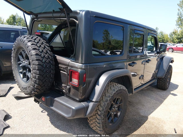 Aukcja sprzedaży 2024 Jeep Wrangler 4-door Willys 4x4, vin: 1C4PJXDG1RW323219, numer aukcji: 45980634