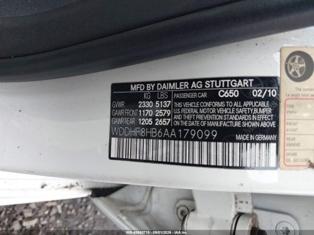 Продажа на аукционе авто 2010 Mercedes-benz E 350 4matic, vin: WDDHF8HB6AA179099, номер лота: 45980715