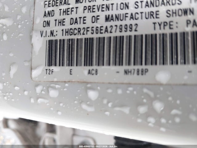 1HGCR2F56EA279992 Honda Accord Sport