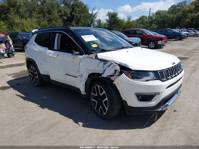45980772 :رقم المزاد ، 3C4NJDCB0MT504709 vin ، 2021 Jeep Compass Limited 4x4 مزاد بيع