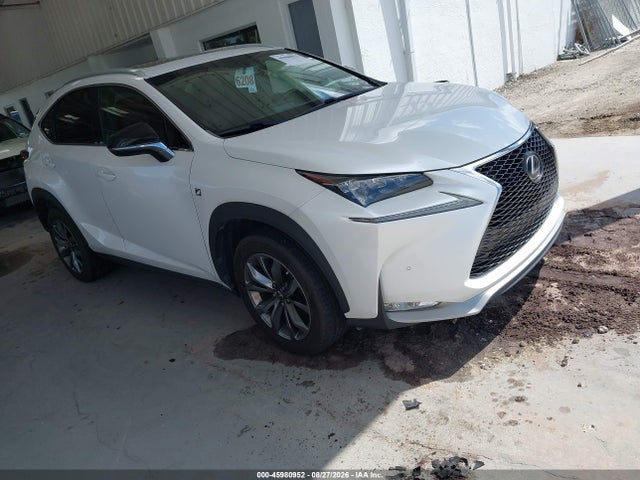 Продаж на аукціоні авто 2015 Lexus Nx 200t F Sport, vin: JTJYARBZ8F2018627, номер лоту: 45980952