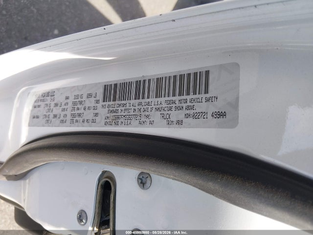 45980980 :رقم المزاد ، 1C6RR7FM3GS277215 vin ، 2016 Ram 1500 Tradesman مزاد بيع