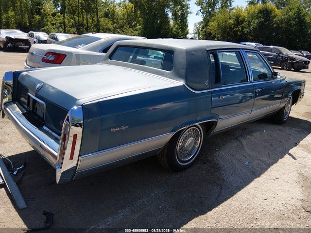 45980983 :رقم المزاد ، 1G6DW5470MR712968 vin ، 1991 Cadillac Brougham مزاد بيع