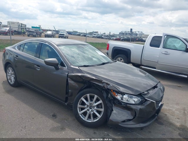 2016 Mazda Mazda6 I Sport მანქანა იყიდება აუქციონზე, vin: JM1GJ1U5XG1484111, აუქციონის ნომერი: 45981026