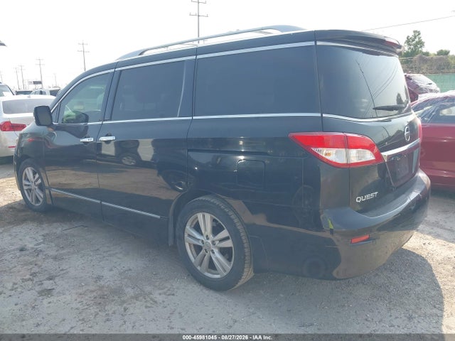 2012 Nissan Quest Le მანქანა იყიდება აუქციონზე, vin: JN8AE2KP8C9039919, აუქციონის ნომერი: 45981045
