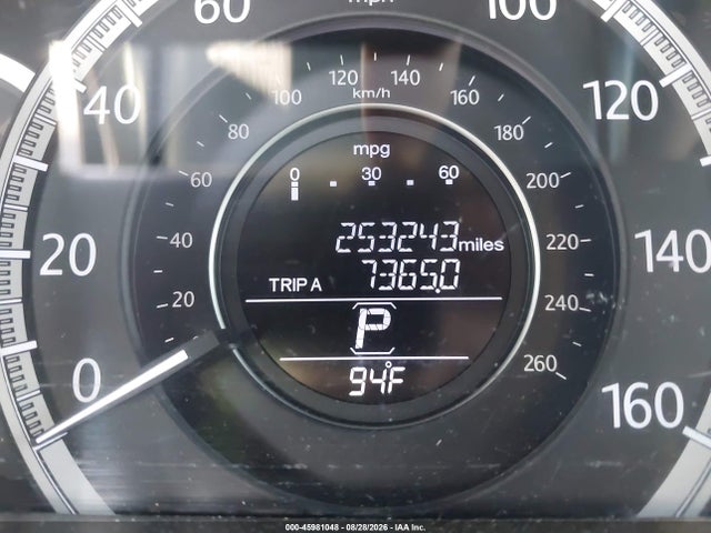 2013 Honda Accord Ex მანქანა იყიდება აუქციონზე, vin: 1HGCR2F78DA186293, აუქციონის ნომერი: 45981048
