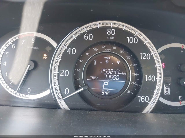 2013 Honda Accord Ex მანქანა იყიდება აუქციონზე, vin: 1HGCR2F78DA186293, აუქციონის ნომერი: 45981048