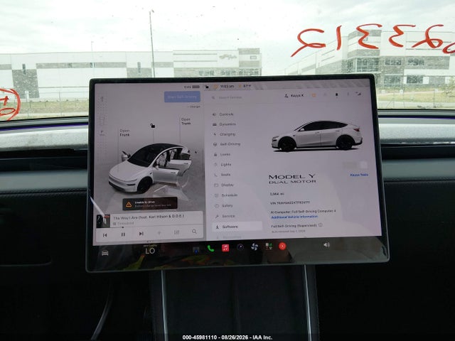 Aukcja sprzedaży 2026 Tesla Model Y All-wheel Drive/long Range Launch Series/premium All-wheel Drive, vin: 7SAYGAEE4TF624711, numer aukcji: 45981110