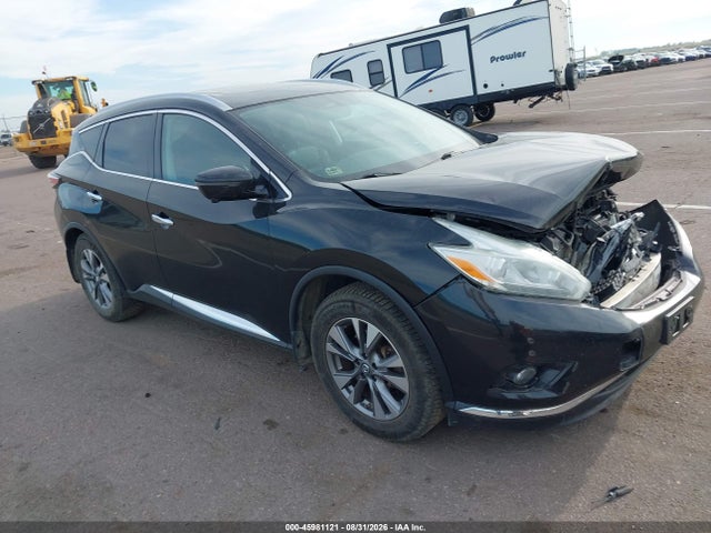 Продажа на аукционе авто 2016 Nissan Murano Sl, vin: 5N1AZ2MH8GN106131, номер лота: 45981121