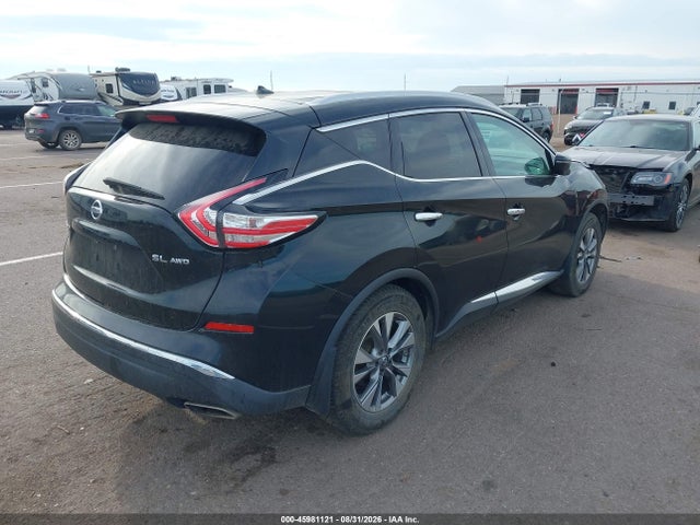 45981121 :رقم المزاد ، 5N1AZ2MH8GN106131 vin ، 2016 Nissan Murano Sl مزاد بيع