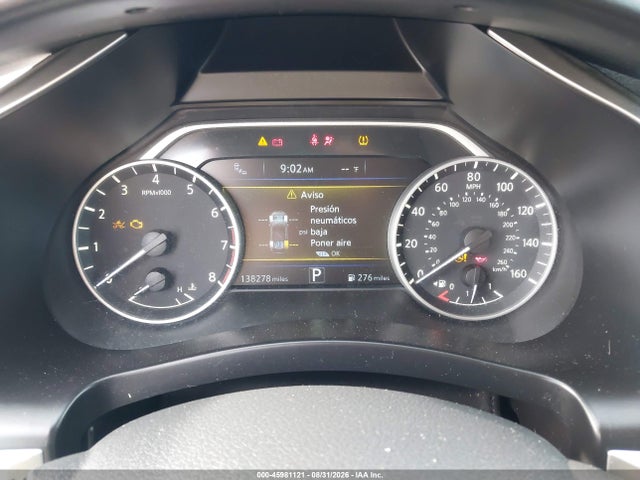 45981121 :رقم المزاد ، 5N1AZ2MH8GN106131 vin ، 2016 Nissan Murano Sl مزاد بيع