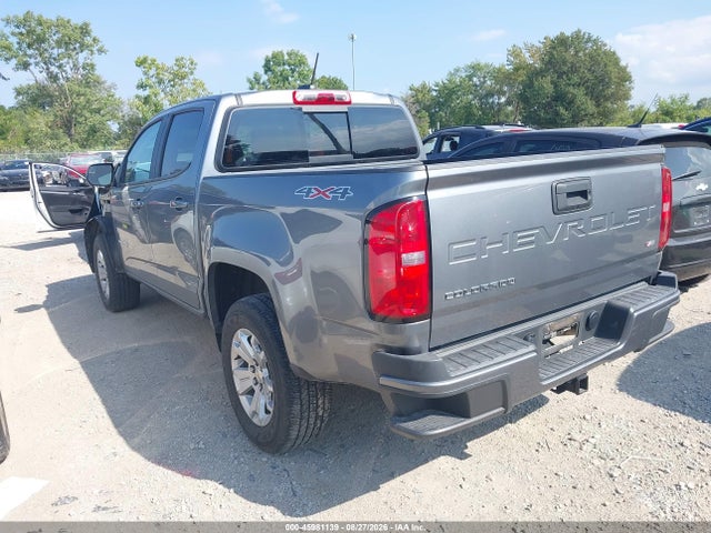 45981139 :رقم المزاد ، 1GCGTCEN9M1196211 vin ، 2021 Chevrolet Colorado 4wd  Short Box Lt مزاد بيع