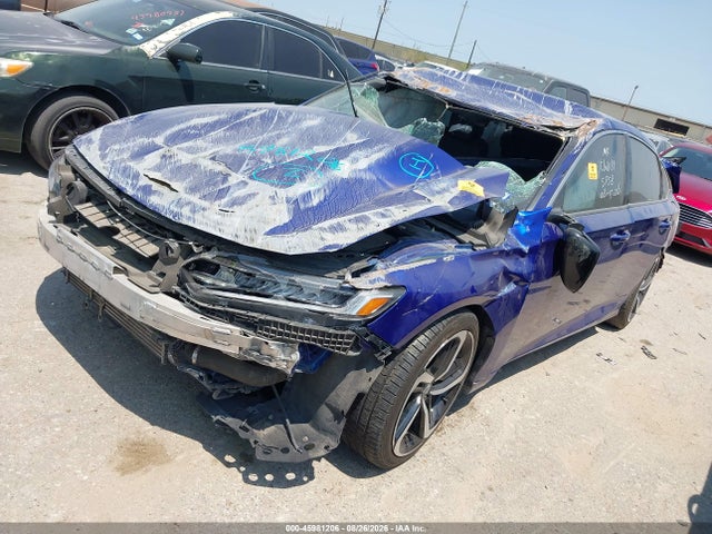 45981206 :رقم المزاد ، 1HGCV1F3XMA085758 vin ، 2021 Honda Accord Sport مزاد بيع