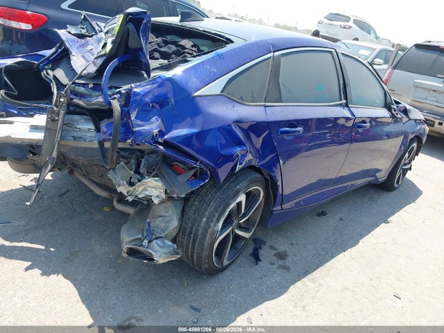 45981206 :رقم المزاد ، 1HGCV1F3XMA085758 vin ، 2021 Honda Accord Sport مزاد بيع